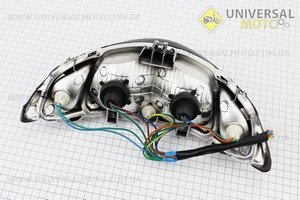 Фара передня у зборі (дві лампи). TATA (Запчастини на скутер Viper Active / UM3204-V36)