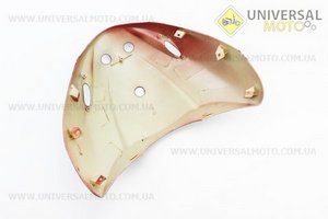 пластик - передній верхній (під кермом) "дзьоб", бордовий з наклейками. Китай (Запчастини на скутер Viper Active / UM3204-V39)