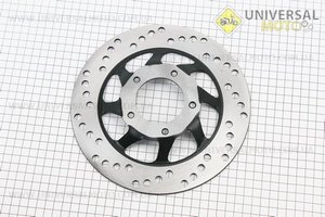 Диск гальмівний передній, ЧОРНИЙ. Китай (Запчастини на скутер Viper Active / UM3204-V45)