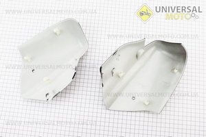 Пластик - вставки переднього крила лів., прав комплект 2шт, ЧОРНИЙ, тип. 6. Китай (Запчастини на скутер Viper Active / UM3204-V49)