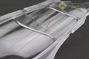 УЦІНКА ACTIVE Скло фари передньої (незначні сколи, відламані місцями внутрішні перегородки, див. фото). Китай (Запчастини на скутер Viper Active / UM3204-V89)