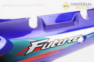 УЦІНКА ACTIVE пластик - бічний задній лівий, СИНІЙ, тип 2 (зламане кріплення, незначні дефекти фарбування). Китай (Запчастини на скутер Viper Active / UM3205-V06)