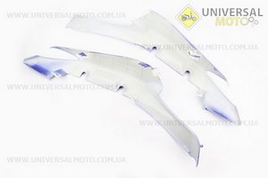 Пластик - бічний задній лівий, правий комплект 2шт, синій. Китай (Запчастини на скутер Viper Active / UM3205-V07)