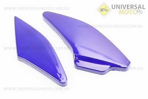 Пластик - накладка порога правий+лівий комплект, синій. Китай (Запчастини на скутер Viper Active / UM3205-V08)