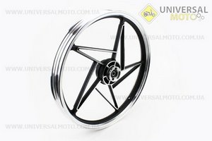 Диск колесный передний литой "под диск" 18Х1,6 Viper-125J (ось 12мм). Китай (Мотоциклы CB125-250 / UM3210-V14)