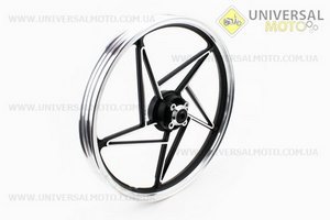 Диск колесный передний литой "под диск" 18Х1,6 Viper-125J (ось 12мм). Китай (Мотоциклы CB125-250 / UM3210-V14)