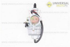 Карбюратор СВ/CG-125 (d=26), дросель ручний. Китай (Запчастини на пітбайк / UM3210-V24)