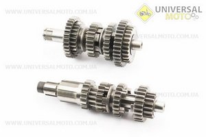 Коробка передач (два вали з шестернями) СВ-125/150см.куб.. Китай (Запчастини на мотоцикл з двигуном CB / UM3210-V33)