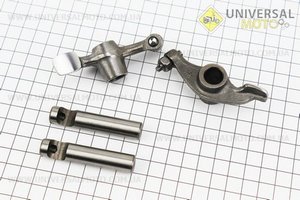 Коромисло клапана комплект 2шт СВ-125см.куб. (з пальцями). Китай (Запчастини на мотоцикл з двигуном CB / UM3210-V34)