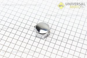 Гайка "хром" затиску траверси керма. Китай (Запчастини на мотоцикл Viper 125-150J / UM3211-V94)