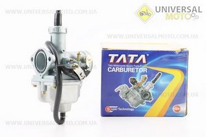 Карбюратор СВ/CG-125 (d=26), дросель ручний. TATA (Запчастини на пітбайк / UM3213-V53)