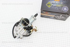 Карбюратор СВ/CG-200 (дросель ручной) с ускорительным насосом, оригинал. KEIHIN (Мотоциклы CB125-250 / UM3215-V03)