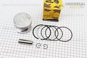 Поршень, палец, кольца, комплект CB200см3 63,5мм STD (палец 15мм). TMMP (Двигатель CB125-250см3 / UM3215-V92)