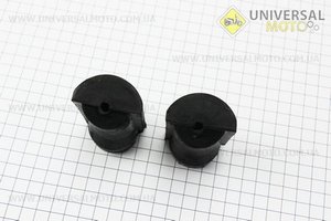 Гумка підніжки комплект 2шт, чорний. Китай (Запчастини на мотоцикл Viper 125-150J / UM3217-V61)
