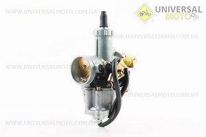 Карбюратор СВ/CG-200 (d=30), дросель ручний, з прискорювальним насосом, оригінал. KNG (Запчастини на мотоцикл з двигуном CB / UM3218-V88)