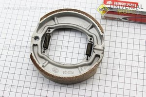 Гальмівні колодки задні комплект, 125мм (лите колесо). ZHENGHE (Запчастини на мотоцикл Viper 125-150J / UM3219-V11)