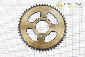 Зірка задня JD125 - 428-52Т - d=58; 4отв.*78мм "гартована". Crocodil (Запчастини на мотоцикл Viper 125-150J / UM3219-V17)