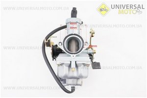 Карбюратор СВ/CG-200 (d=30), дросель під трос, з прискорювальним насосом. Formula (Запчастини на мотоцикл з двигуном CB / UM3219-V98)