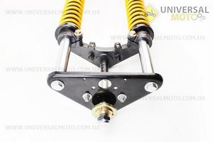 Амортизатор передний 2 штуки, траверс, крепление в сборе "вилка". Китай (Мотоцикл Viper Zubr / UM3230-V28)