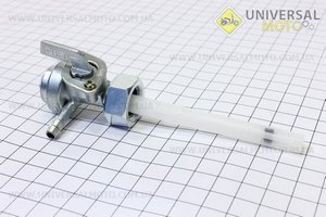 Кран паливний з гайкою М16 CG / Zubr / WH. Китай (Запчастини на мотоцикл з двигуном CG / UM3230-V34)