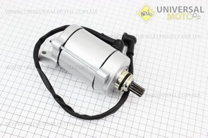 Стартер у зборі (11 шліців) Zubr/F5. TATA (Запчастини на мотоцикл з двигуном CG / UM3231-V03)