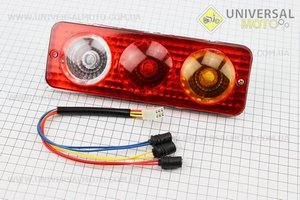 Ліхтар задній 230 * 80мм (кріплення два болта). Китай (Запчастини на мотоблок Зубр / UM3231-V46)