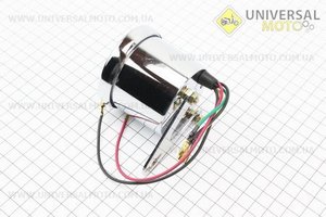 Тахометр в сборе универсальный "ХРОМ" аналоговый на 1600об/мин, круглый 60мм