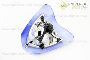 пластик - обтекатель + фара "стрекоза", синий . Китай (Мотоцикл / UM3243-V92)