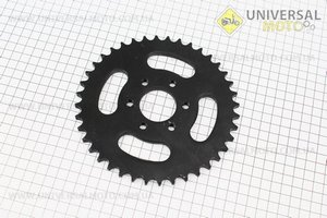 Зірка задня 428-40T - d=37; 6 отворів*56мм. Китай (Запчастини на мотоцикл / UM3244-V90)