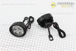 Фара додаткова світлодіодна вологозахисна (65 * 55мм) - 4 LED з кріпленням під дзеркало, комплект 2шт. Китай (Різне / UM3244-V94)