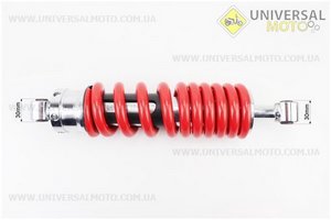 Амортизатор задній МОНО 320мм * d70мм (втулка 12мм / втулка 12мм) регульований, Червоний. NC (Запчастини на мотоцикл / UM3245-V03)