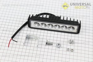 Фара додаткова світлодіодна вологозахисна - 6 LED з кріпленням, прямокутна 150 * 37мм. Китай (Різне / UM3248-V78)