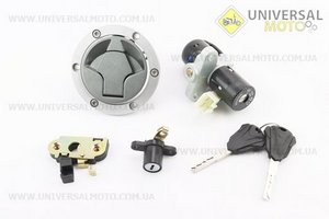 Loncin- LX300-6 Замки комплект (запалювання, кришка бака). Китай (Запчастини на мотоцикл Loncin / UM3249-V38)