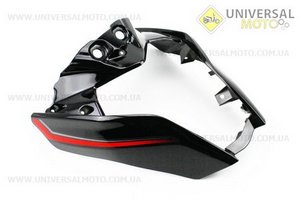 Loncin- LX300-6 пластик - обтічник фари, ЧОРНИЙ. Китай (Запчастини на мотоцикл Loncin / UM3249-V41)