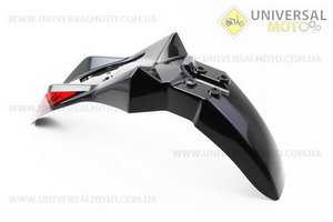 Loncin- LX250GY-3 пластик - крило переднє, ЧОРНИЙ. Китай (Запчастини на мотоцикл Loncin / UM3249-V76)