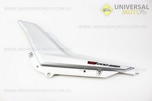 Loncin- JL200 - 68A пластик - бічний середній лівий, СІРИЙ. Китай (Запчастини на мотоцикл Loncin / UM3249-V86)
