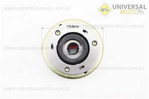 Ротор магнето з обгінною муфтою в зборі, тип1. Китай (Запчастини на мотоцикл з двигуном CG / UM3260-V17)