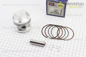 Поршневий комплект (поршень, кільця, палець) CG125см.куб. 56,5мм STD (висота 52мм, палець 15мм). TNT (Запчастини на мотоцикл з двигуном CG / UM3260-V38)