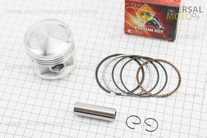 Поршневий комплект (поршень, кільця, палець) CG125см.куб. 56,5мм +0,25 (висота 52 мм, палець 15 мм). TNT (Запчастини на мотоцикл з двигуном CG / UM3260-V39)