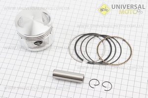 Поршневий комплект (поршень, кільця, палець) CB/CG150см.куб. 62мм STD (висота 50мм, палець 15мм). Китай (Запчастини на мотоцикл з двигуном CB / UM3260-V74)