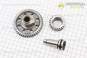 Розподільний вал комплект (3 деталі). Китай (Запчастини на мотоцикл з двигуном CG / UM3260-V78)