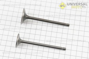 Клапана выпускной (h-89; d-27), впускной (h-90; d-31,5) комплект 2 штуки 200см3 . TATA (Мотоциклы CG125-250 / UM3261-V36)