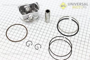 Поршневий комплект (поршень, кільця, палець) CG200см.куб. 63,5мм STD (висота ??мм, палець 15мм). ZHENGHE (Запчастини на мотоцикл з двигуном CG / UM3261-V77)
