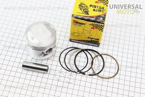 Поршень, кольца, палец, комплект 125см3 56,5мм STD (палец 15мм). TMMP (Двигатель CG / UM3262-V47)