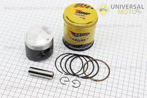 Поршневий комплект (поршень, кільця, палець) CG125см.куб. 56,5мм STD (висота 52мм, палець 15мм) тефлонове покриття. TMMP (Запчастини на мотоцикл з двигуном CG / UM3262-V55)