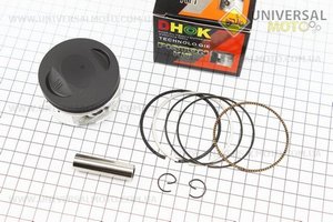 Поршень комплект CG150cc 62мм STD (висота 38,5мм, палець 13мм). DHOK (Запчастини на мотоцикл з двигуном CG / UM3263-V05)