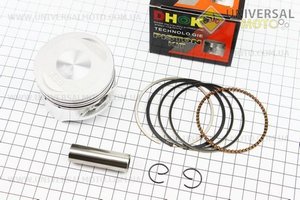 Поршневий комплект (поршень, кільця, палець) CG200см.куб. 63,5мм STD (висота 45мм, палець 15мм). DHOK (Запчастини на мотоцикл з двигуном CG / UM3263-V54)