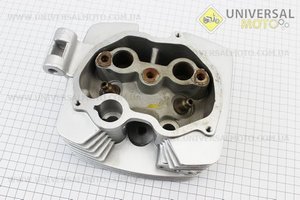 Головка циліндра 150cc-62мм (гола, під патрубок сапуна). Китай (Запчастини на мотоцикл з двигуном CG / UM3263-V72)