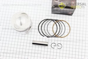 Поршень комплект CB/CG150cc 62мм STD (висота 49мм, палець 15мм). GX-Viper (Запчастини на мотоцикл з двигуном CG / UM3264-V29)