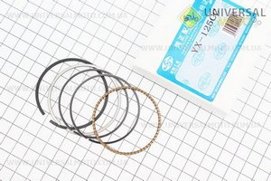 Кільця поршневі 125сс 54мм STD. JIALING (Запчастини для мопеда Дельта / UM3271-V49)